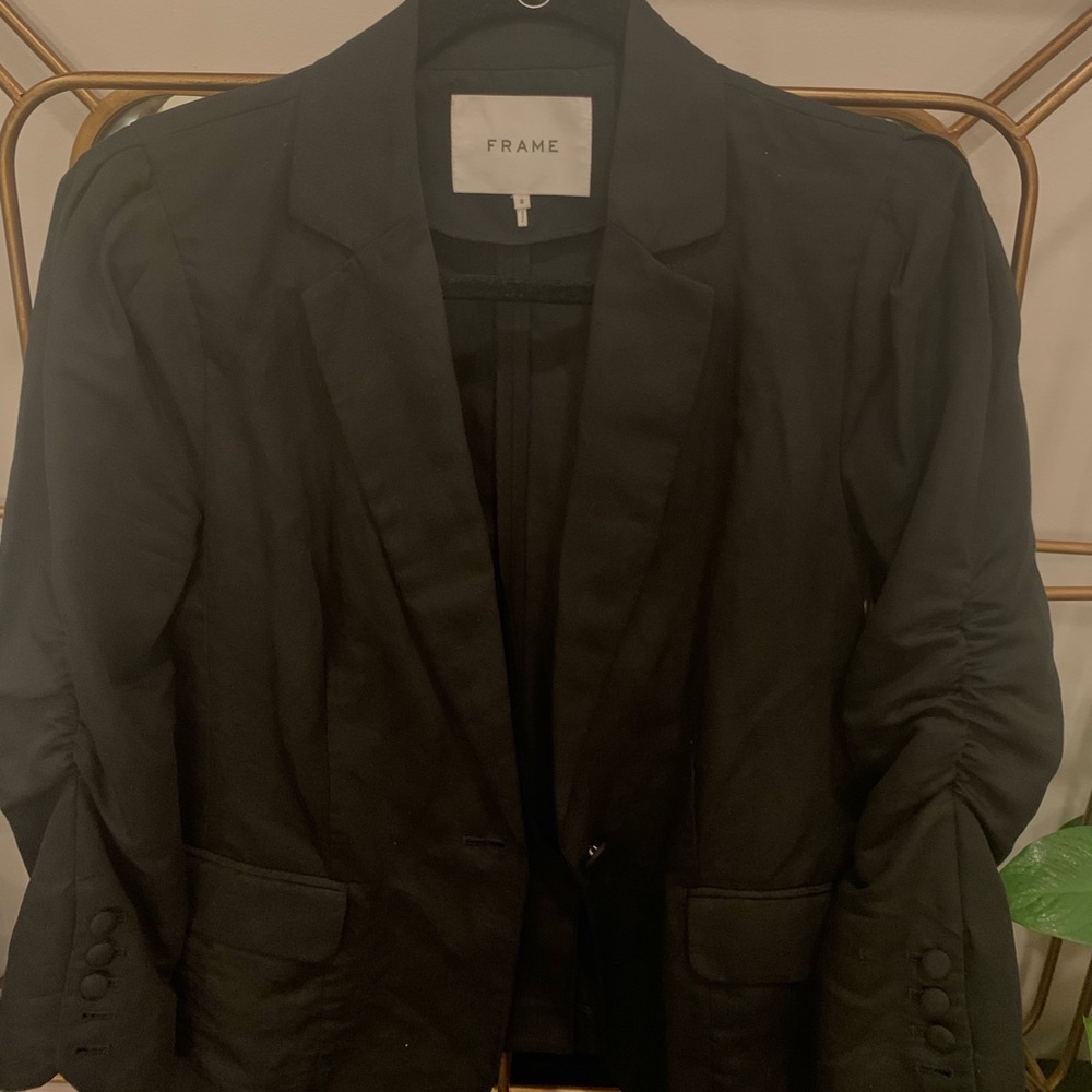 Frame Linen Blazer/Jacket.